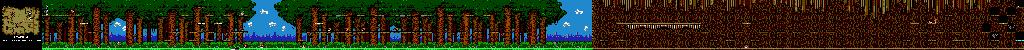 Thumbnail for a map of Stage 4: The Deserted Island for the Game Gear game Tom And Jerry: The Movie.