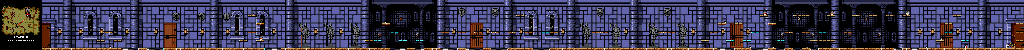 Thumbnail for a map of Stage 5: The Labyrinth for the Game Gear game Tom And Jerry: The Movie.