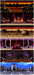 Thumbnail for a map of Maps for the Game Gear game VR Troopers.