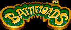 Title screen for the Game Gear game Battletoads.
