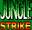 Title screen for the Game Gear game Jungle Strike.