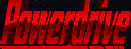 Title screen for the Game Gear game Powerdrive.