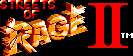Title screen for the Game Gear game Streets Of Rage II.