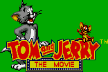 Title screen for the Game Gear game Tom And Jerry: The Movie.