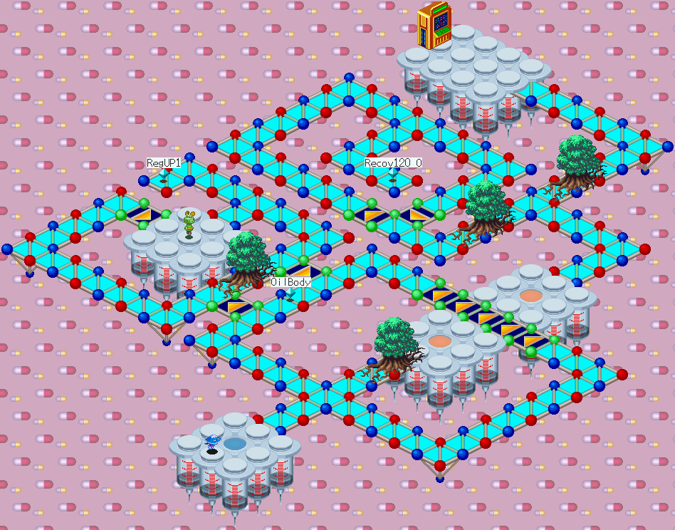 Mega Man Battle Network 3 Blue / White Hospital Network