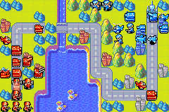 Thumbnail for a map of Field Training Air Assault for the GBA game Advance Wars.