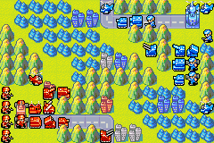 Thumbnail for a map of Field Training Climate Status for the GBA game Advance Wars.