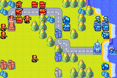 Thumbnail for a map of Field Training Fog Of War for the GBA game Advance Wars.
