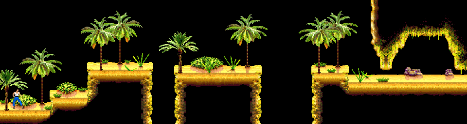 Thumbnail for a map of Act 1: Trial By Fire 1 for the GBA game Bruce Lee: Return Of The Legend.