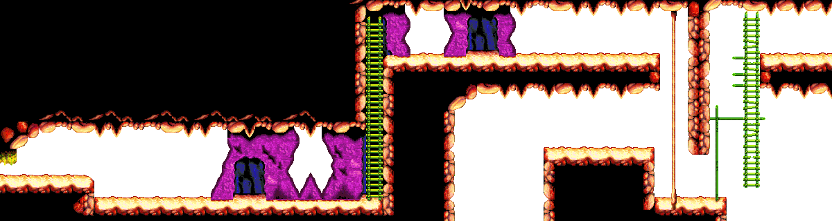 Thumbnail for a map of Act 1: Trial By Fire 2 (Unmarked) for the GBA game Bruce Lee: Return Of The Legend.