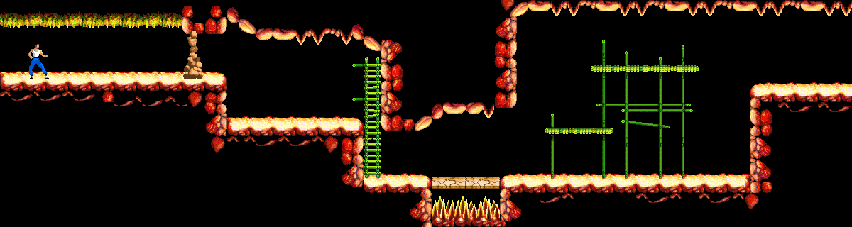 Thumbnail for a map of Act 1: Trial By Fire 3 for the GBA game Bruce Lee: Return Of The Legend.