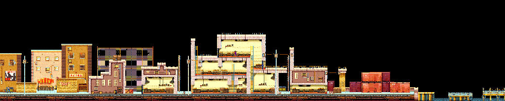 Thumbnail for a map of Act 2: Shipment 1 for the GBA game Bruce Lee: Return Of The Legend.