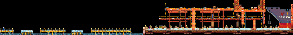 Thumbnail for a map of Act 2: Shipment 2 for the GBA game Bruce Lee: Return Of The Legend.