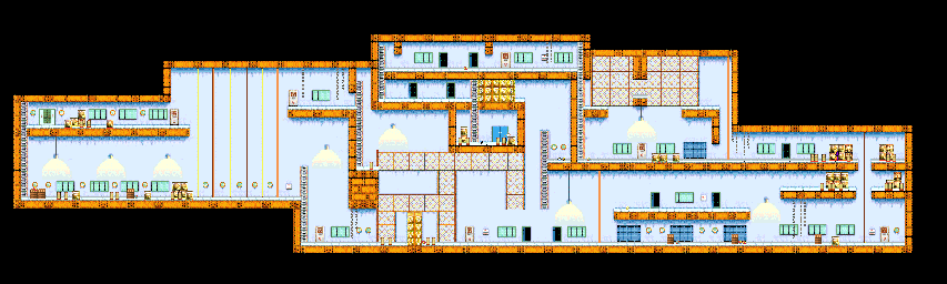 Thumbnail for a map of Act 2: Shipment 3 for the GBA game Bruce Lee: Return Of The Legend.