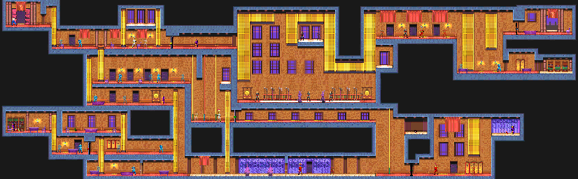 Thumbnail for a map of Act 3: The Connection 3 for the GBA game Bruce Lee: Return Of The Legend.