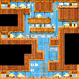 Thumbnail for a map of Act 6: Imprisoned 2 (Unmarked) for the GBA game Bruce Lee: Return Of The Legend.