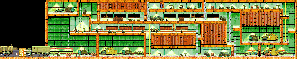 Thumbnail for a map of Act 7: Trail Of Destruction 2 for the GBA game Bruce Lee: Return Of The Legend.