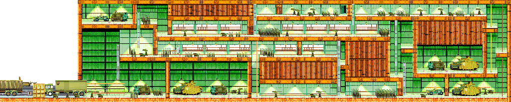 Thumbnail for a map of Act 7: Trail Of Destruction 2 (Unmarked) for the GBA game Bruce Lee: Return Of The Legend.