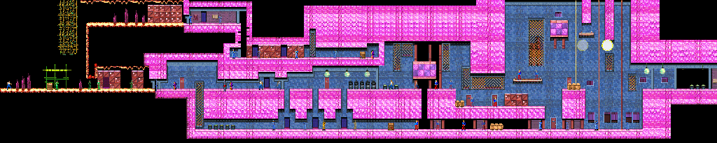 Thumbnail for a map of Act 8: Factory Of Doom 1 for the GBA game Bruce Lee: Return Of The Legend.