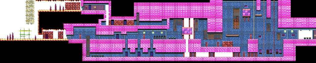 Thumbnail for a map of Act 8: Factory Of Doom 1 (Unmarked) for the GBA game Bruce Lee: Return Of The Legend.