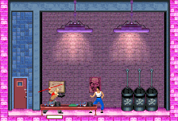 Thumbnail for a map of Act 8: Factory Of Doom 4 for the GBA game Bruce Lee: Return Of The Legend.