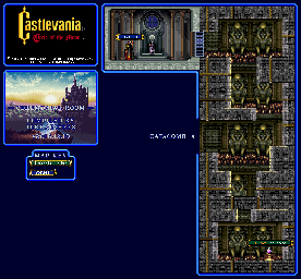 Thumbnail for a map of Ceremonial Room for the GBA game Castlevania: Circle Of The Moon.