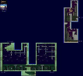 Thumbnail for a map of Outer Wall for the GBA game Castlevania: Circle Of The Moon.