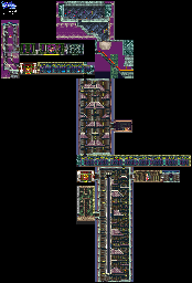 Thumbnail for a map of Castle A Castle Tower for the GBA game Castlevania: Harmony Of Dissonance.