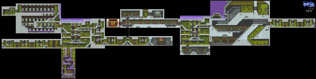 Thumbnail for a map of Castle A Corridor Of Marble for the GBA game Castlevania: Harmony Of Dissonance.