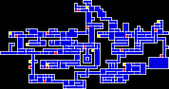 Thumbnail for a map of Castle A (In-Game Map) for the GBA game Castlevania: Harmony Of Dissonance.