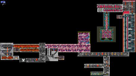 Thumbnail for a map of Castle B Castle's Treasury for the GBA game Castlevania: Harmony Of Dissonance.