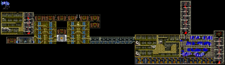 Thumbnail for a map of Castle B Cave Of Skeletons for the GBA game Castlevania: Harmony Of Dissonance.