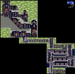 Thumbnail for a map of Castle B Chapel Of A Heretic for the GBA game Castlevania: Harmony Of Dissonance.