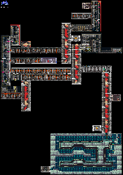 Thumbnail for a map of Castle B Clockwork Tower for the GBA game Castlevania: Harmony Of Dissonance.