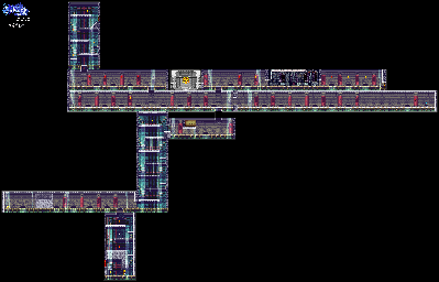 Thumbnail for a map of Castle B Waterway Of Aquatic for the GBA game Castlevania: Harmony Of Dissonance.