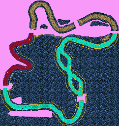 Thumbnail for a map of Barin Deep Sea Diving for the GBA game Crash Nitro Kart.