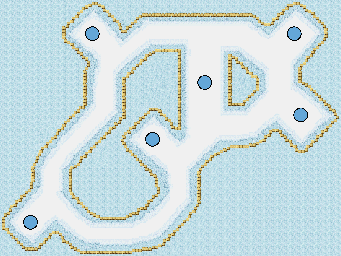 Thumbnail for a map of Barin Hub for the GBA game Crash Nitro Kart.