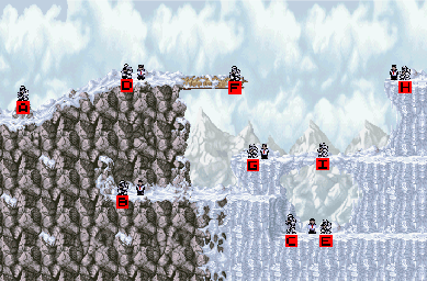 Thumbnail for a map of Mission 2: Nuclear Warming At -30 C Level 3 - Sniper Mode for the GBA game CT Special Forces 2: Back In The Trenches.
