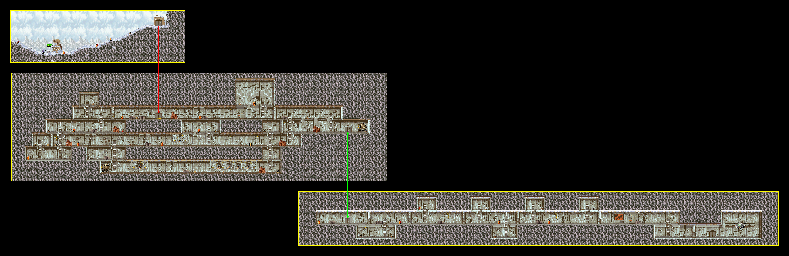 Thumbnail for a map of Mission 2: Nuclear Warming At -30 C Level 5 for the GBA game CT Special Forces 2: Back In The Trenches.