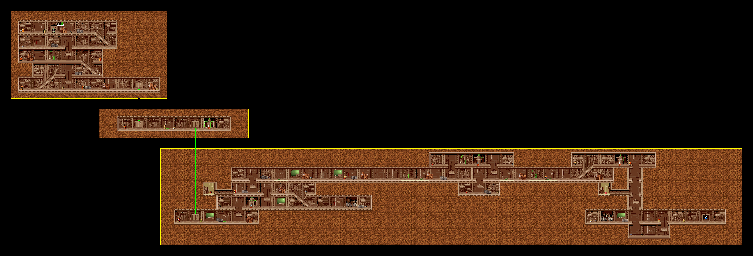 Thumbnail for a map of Mission 3: Operation Sandstorm Level 4 for the GBA game CT Special Forces 2: Back In The Trenches.