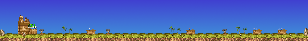 Thumbnail for a map of Mission 5: The Atoll Of Pom-Pom-Galli Level 4 for the GBA game CT Special Forces: Bioterror.