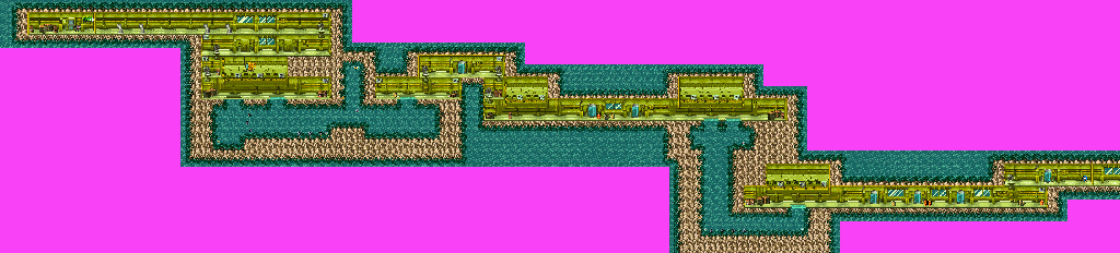 Thumbnail for a map of Mission 6: Secret ALK Base Level 2 for the GBA game CT Special Forces: Bioterror.