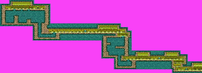 Thumbnail for a map of Mission 6: Secret ALK Base Level 3 for the GBA game CT Special Forces: Bioterror.