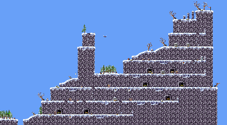 Thumbnail for a map of Mission 1: Snow Covered Mountains Level 2 for the GBA game CT Special Forces.