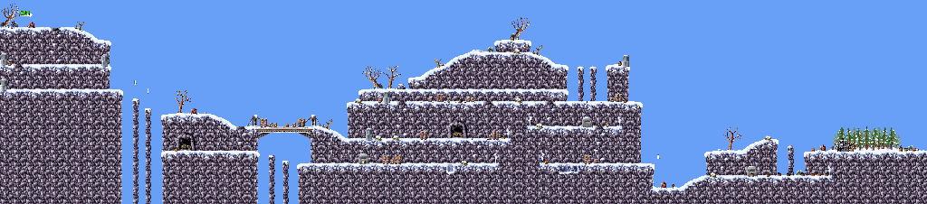 Thumbnail for a map of Mission 1: Snow Covered Mountains Level 3 for the GBA game CT Special Forces.