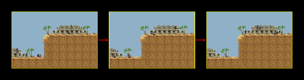 Thumbnail for a map of Mission 2: The Arid Desert Level 2 - Sniper for the GBA game CT Special Forces.