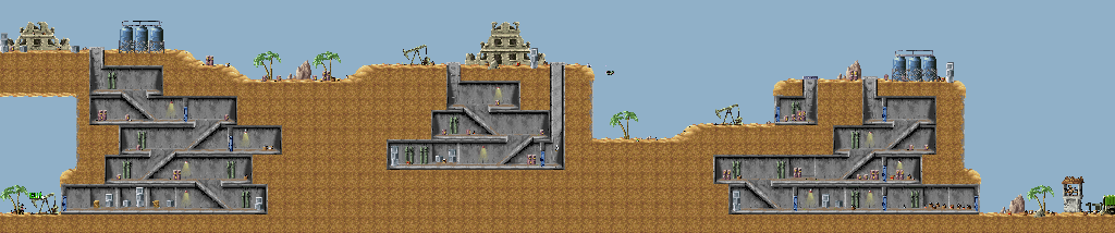 Thumbnail for a map of Mission 2: The Arid Desert Level 3 for the GBA game CT Special Forces.