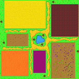 Thumbnail for a map of Farm 03B for the GBA game Diddy Kong Pilot.