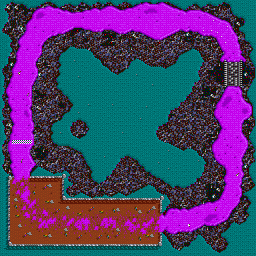Thumbnail for a map of Haunted 00 for the GBA game Diddy Kong Pilot.