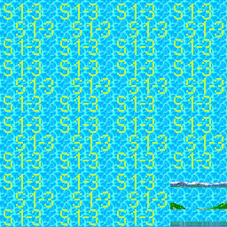 Thumbnail for a map of Lake 00 for the GBA game Diddy Kong Pilot.